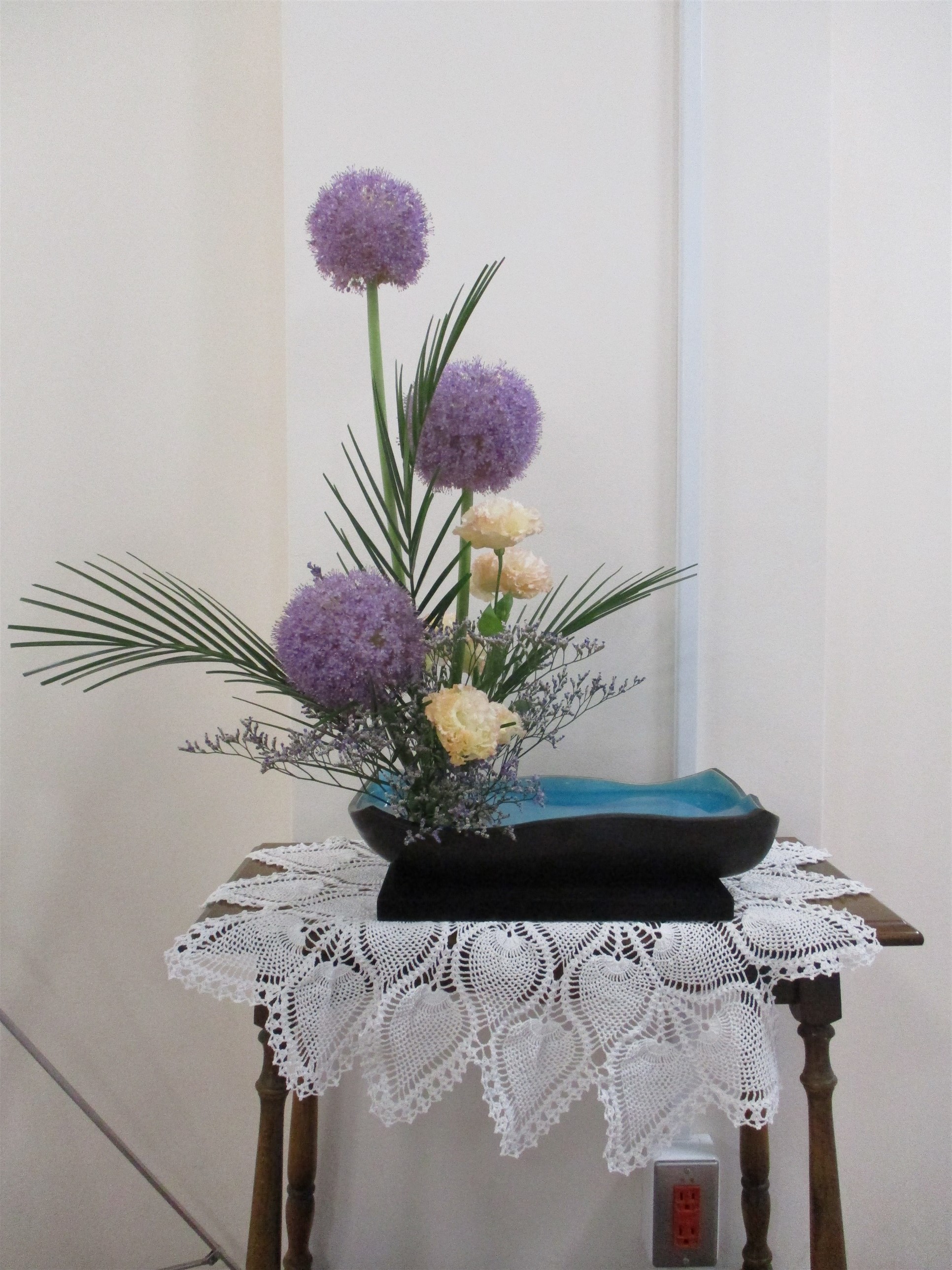 arranged flowers