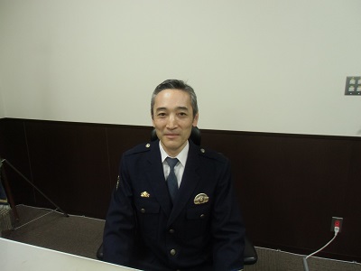 つがる警察署長の写真