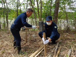 遭難防止看板設置