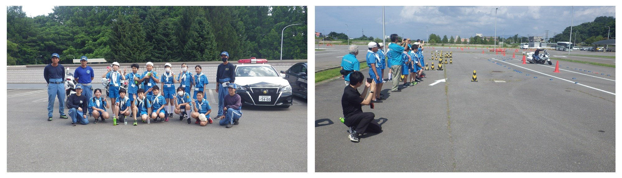 Activity of MISAWA Boys and Girls for Traffic safety